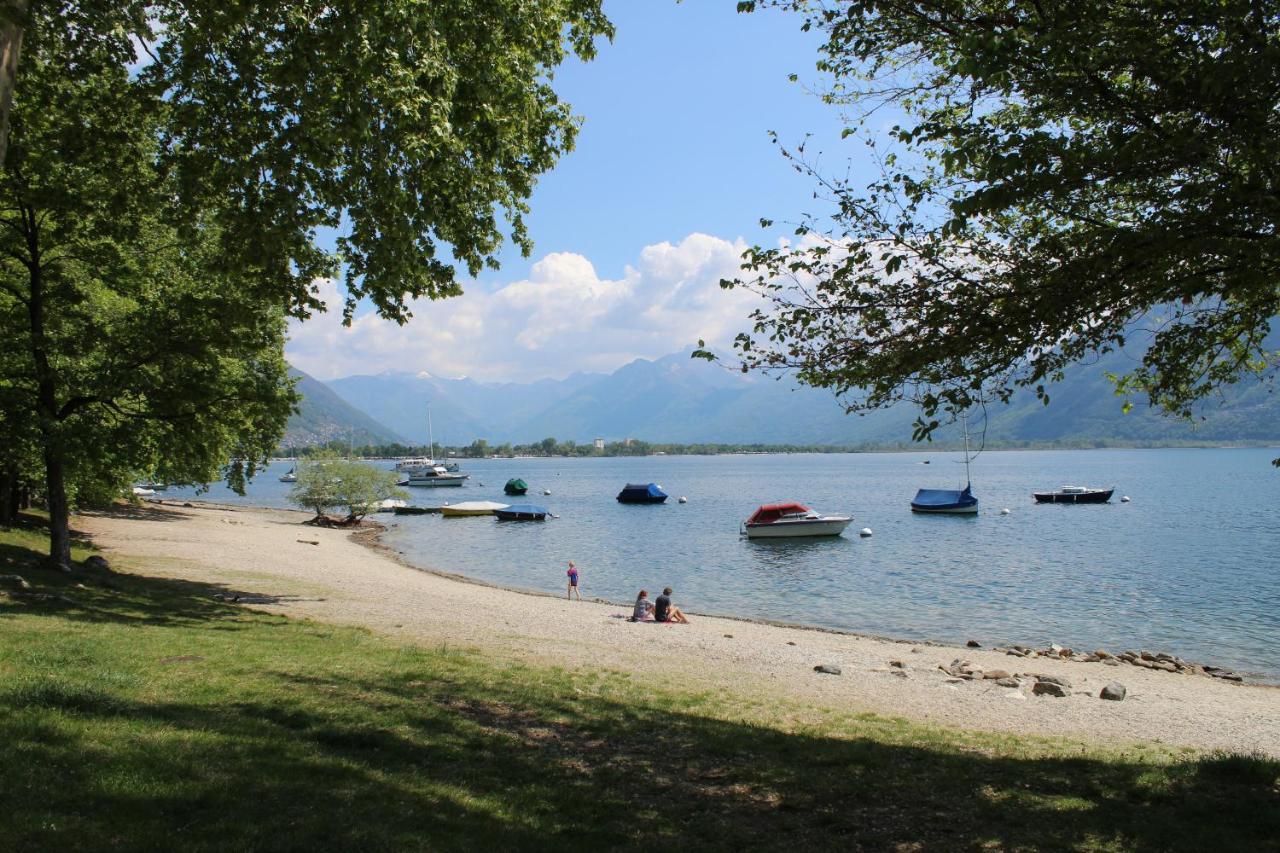 Appartamento Con Terrazza A Due Minuti Dal Lago Minusio Exterior foto