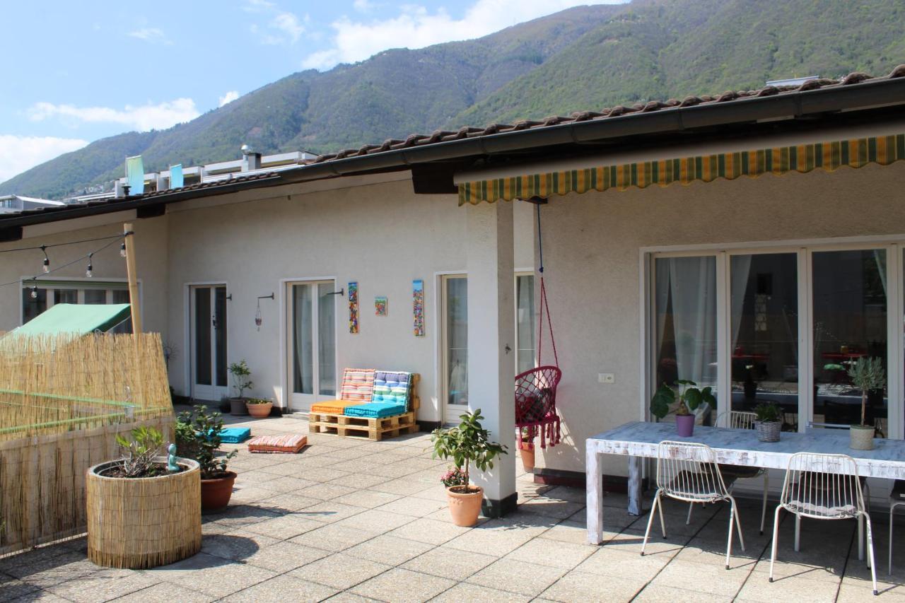 Appartamento Con Terrazza A Due Minuti Dal Lago Minusio Exterior foto